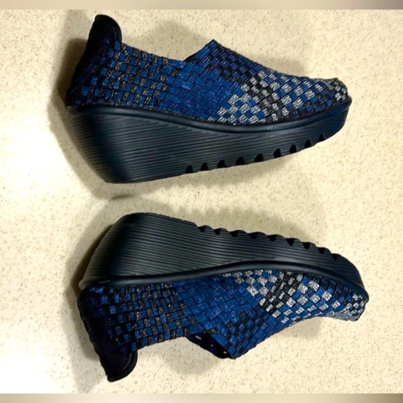 bernie mev. Shoes - ❤️‍🔥SALE❤️‍🔥 Woman’s Bernie Mev shoes size 38. Blue silver & black. Like new!
